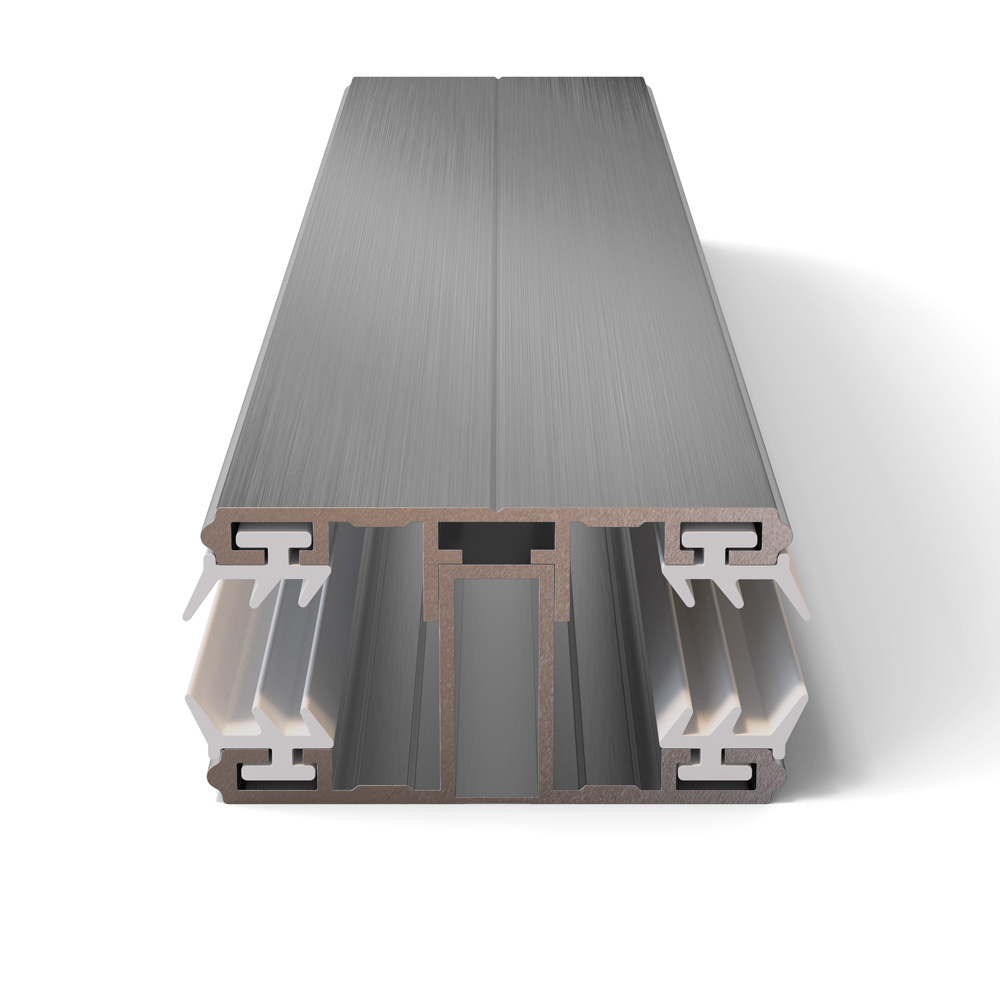 Mittelkomplettsystem Mittelsprosse Alu-Alu 60 mm l für Stegplatten16 mm 